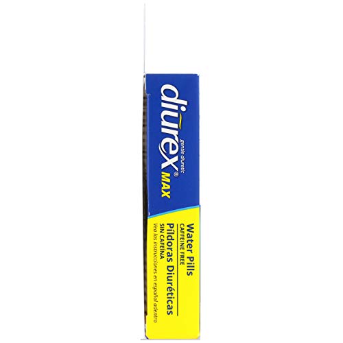 Diurex Max - Maximum Strength Caffeine-Free Diuretic Water Pills - Feel