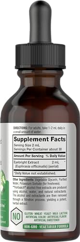 Eyebright Herb Supplement | 2 fl oz | Alcohol Free Drops | Super Concentrated Liquid HorbäachBuy Supplements Australia