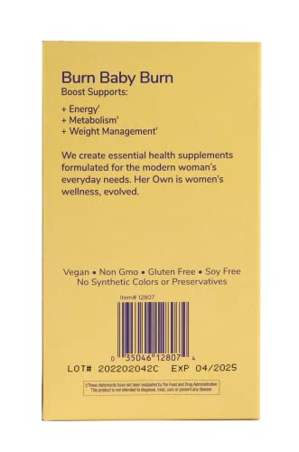her own Boost, Helps Boost Energy, Supports Metabolism, Proprietary Thermogenic Blend her ownBuy Supplements Australia