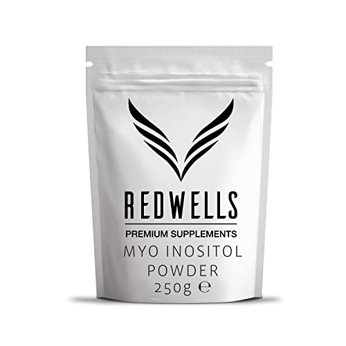 Myo Inositol Powder REDWELLS PCOS & Fertility GMO Free Vegan - 250g Pack