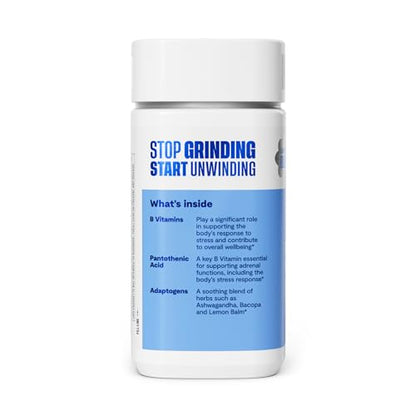 Habit Stress Relief Supplement (60 Capsules) - New Look, Supports Relaxation & Mood Balance, Vitamin B, Adaptogens, Lemon Balm, Calming, Vegan, Non-GMO (1 Pack) H' HabitBuy Supplements Australia