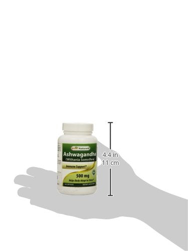 Best Naturals Ashwagandha Capsules for Relaxing Stress and Mood, 500 mg, 120 Count (Packaging may vary) Best NaturalsBuy Supplements Australia
