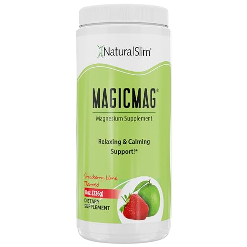 NaturalSlim Magicmag Pure Magnesium Citrate Powder – Stress, Constipation, Muscle