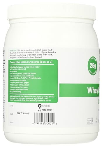 365 by Whole Foods Market, Unflavored Whey Protein Isolate, 15.1 Ounce - Maple Wellness Supplements