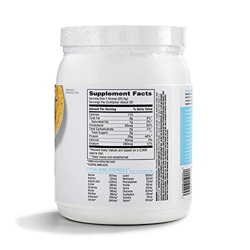 365 by Whole Foods Market, Vanilla Grass Fed Whey Protein, 18 Ounce - Maple Wellness Supplements
