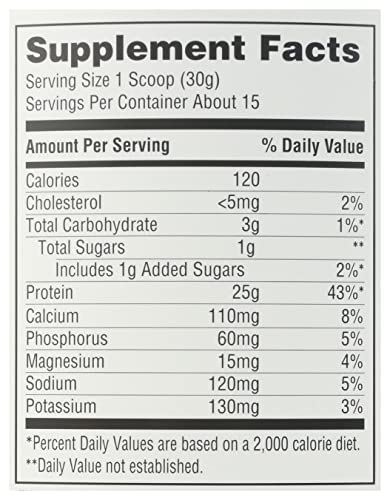365 by Whole Foods Market, Vanilla Whey Protein Isolate, 15.9 Ounce - Maple Wellness Supplements