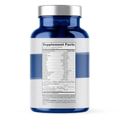 4-in-1 Prebiotic Probiotic & Postbiotic for Women & Men, Complete Gut & Digestive Support Supplement, Pre Post Probiotics & Digestive Enzymes 60 Capsules - Maple Wellness Supplements