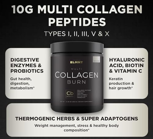 Super Collagen Burn - Premium Collagen Powder for Women Weight & Beauty w. Apple C Vinegar TERRA ELMNTBuy Supplements Australia