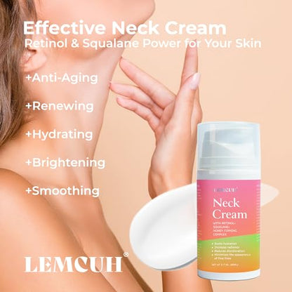 Neck Firming Cream for Women: Neck Cream - Neck Tightening Cream - Neck Creams LemcuhBuy Supplements Australia
