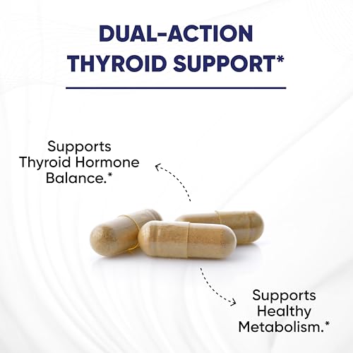 Sandhu's Thyroid Support Complex with Iodine Supplement|60 Capsules, 30 Days Supply Sandhu'sBuy Supplements Australia