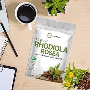 Micro Ingredients Organic Rhodiola Rosea Root Extract, 50g Powder | Adaptogenic Herb Micro IngredientsBuy Supplements Australia