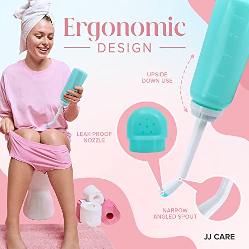 JJ CARE Peri Bottles - Pack of 2 Peri Bottles for Postpartum Care Kit, 500 ml Peri Bottles JJ CAREBuy Supplements Australia