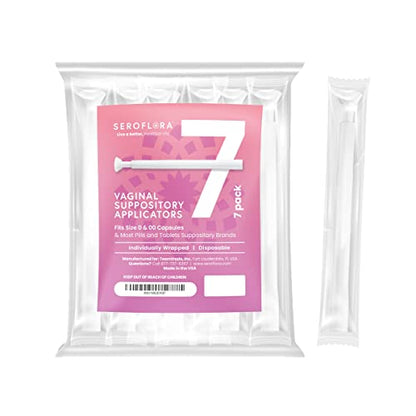 SEROVERA Seroflora Boric Acid Suppositories Applicators for Women, Individually Wrapped Pack of 7 SEROVERABuy Supplements Australia