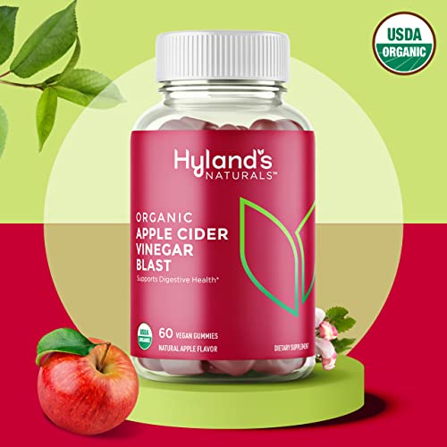 Hyland's Naturals Organic Apple Cider Vinegar Blast Gummies, Digestive Health Suppor Hyland'sBuy Supplements Australia