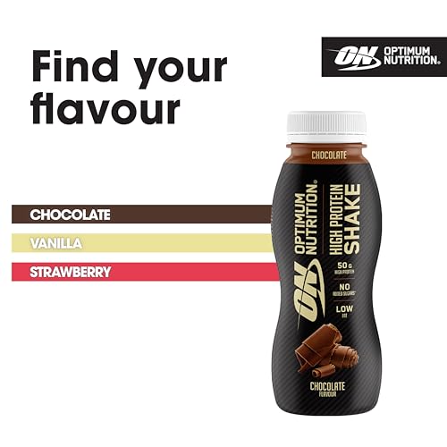 Optimum Nutrition High Protein Shake Bottles, Ready To Drink Healthy Snacks, No added Optimum NutritionBuy Supplements Australia