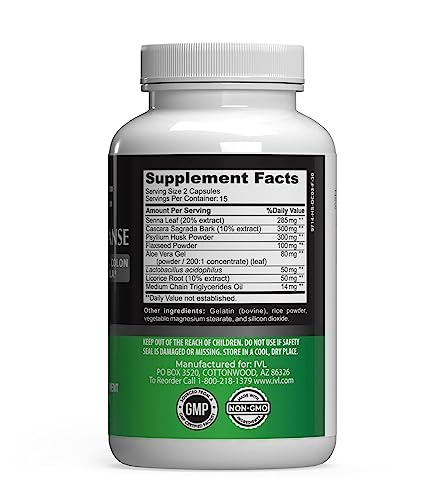 IVL - Daily Cleanse Herbal Colon Health Formula - Detoxification, Probiotic, Digestive Support IVLBuy Supplements Australia