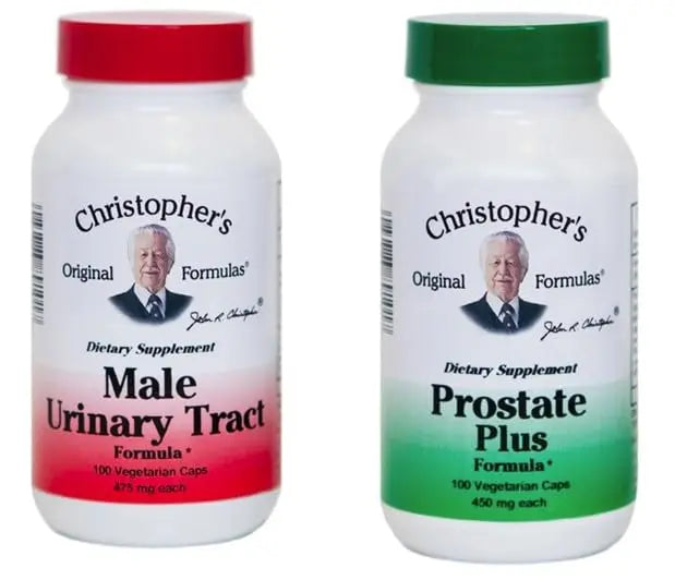 Dr. Christopher’s Original Formula Bundle of Prostate Plus and Male Urinary Tract Formula | 100 Vegetarian Capsules in Each Bottle | Dietary Supplements | USDA Organic GenericBuy Supplements Australia