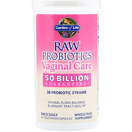 Raw Probiotics Vaginal Care, 30 Vegetarian Capsules - Garden of Life, promote yeast balance Garden of LifeBuy Supplements Australia