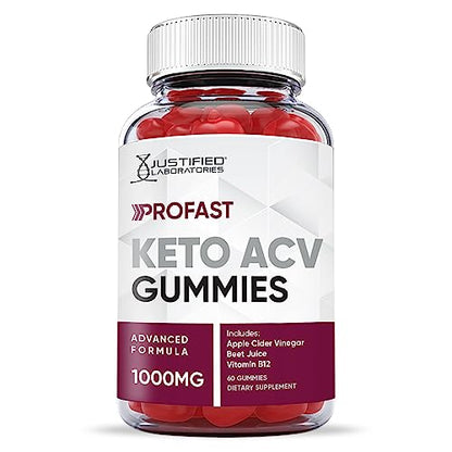 Justified Laboratories ProFast Keto ACV Gummies 1000MG Pro Fast Vegan Non GMO Justified LaboratoriesBuy Supplements Australia
