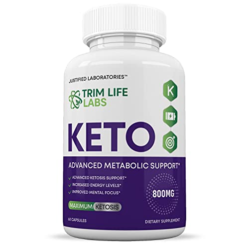 (5 Pack) Trim Life Labs Keto Pills Includes Apple Cider Vinegar Patented goBHB® Exogenou Justified LaboratoriesBuy Supplements Australia