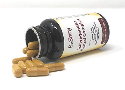 BeShiny Ashwagandha Complex with termeric Cinnamon Basil Leaf Supports a Healthy BeShinyBuy Supplements Australia