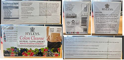 Hyleys Colon Cleanse Tea Assorted Flavors - 42 Tea Bags (12 Pack - 504 Tea Bags Total) HYLEYSBuy Supplements Australia