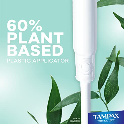 TAMPAX Pure 100% Organic Cotton Core Super Absorbency Tampons - 24 ct TampaxBuy Supplements Australia