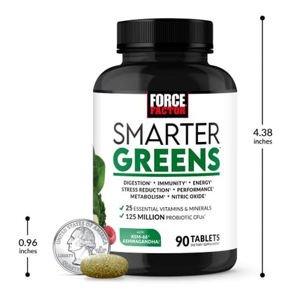 FORCE FACTOR Smarter Greens Tablets, Greens Supplement with 25+ Superfoods and Antioxidants Force FactorBuy Supplements Australia
