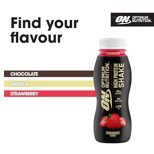 Optimum Nutrition High Protein Shake Bottles, Ready To Drink Healthy Snacks, No added Optimum NutritionBuy Supplements Australia