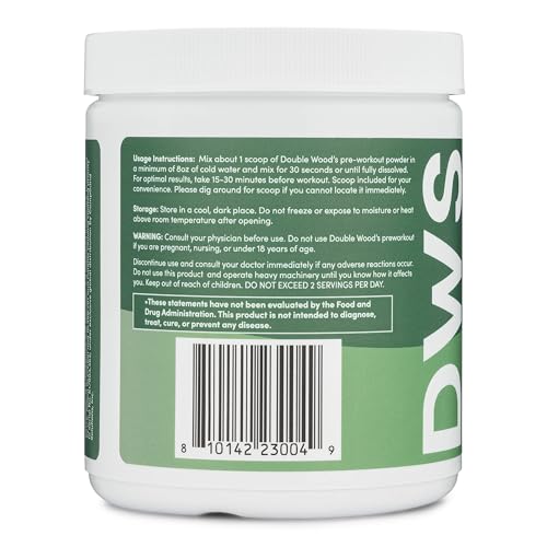 Pre Workout Powder for Men & Women (30 Servings of Caffeine, Beta Alanine, L-Citrulline Double Wood SupplementsBuy Supplements Australia