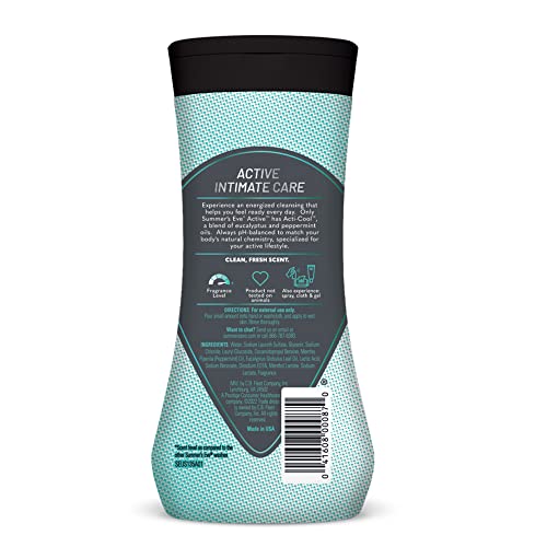 Summer's Eve Active Daily Performance All Over Feminine Body Wash, Feminine Wash pH Balanced Summer's EveBuy Supplements Australia