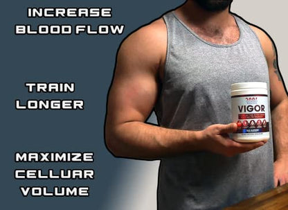 Leviathan Wellness Vigor - Stimulant Free, Nitric Oxide Boosting Pre-Workout Powder Leviathan WellnessBuy Supplements Australia