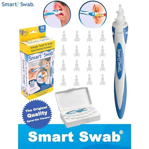 Smart Swab - Spiral Ear Cleanser - Earwax Remover Tool - 16 Replaceable ND productsBuy Supplements Australia