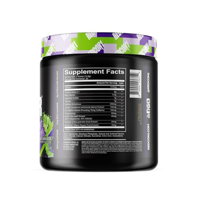 REDCON1 Total War Pre Workout Powder, Sour Gummy Bear - Fast Acting Caffeinated REDCON1Buy Supplements Australia