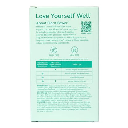 Love Wellness Vaginal Probiotic Suppositories, Flora Power | Fast-Acting Love WellnessBuy Supplements Australia