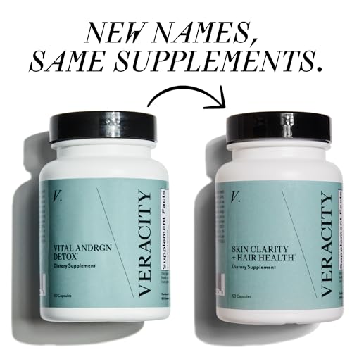 VERACITY SELFCARE Androgen Detox Fatigue Ease, Hair Growth Supplement, Hormone Balance VERACITY SELFCAREBuy Supplements Australia