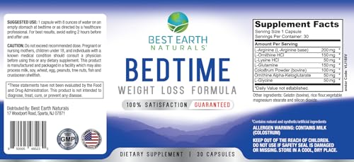 Best Earth Naturals Bedtime Weight Loss Supplement - Helps Boost Metabolism Best Earth NaturalsBuy Supplements Australia