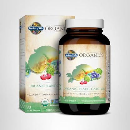 Garden of Life Calcium Supplement with Magnesium & Organic Vitamin D3 K2, Made from Whole Foods, Gluten-Free, 90 Count Garden of LifeBuy Supplements Australia