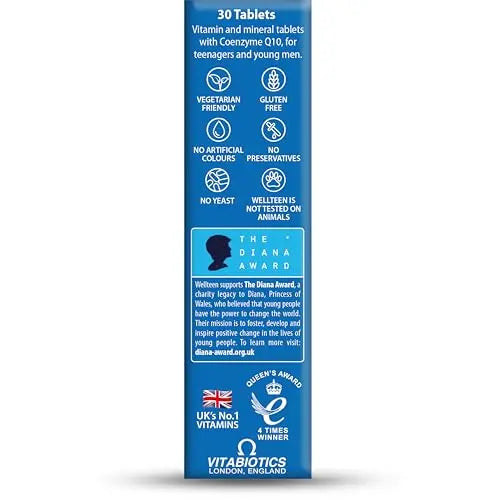 Wellteen by Vitabiotics Him Tablets x 30 Wellteen
