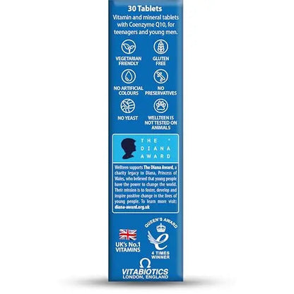 Wellteen by Vitabiotics Him Tablets x 30 Wellteen