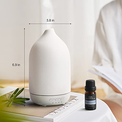 ZEIGGA LAB Essential Oil Diffusers, Aromatherapy Diffuser for Essential Oils, 100ml Ceramic Oil Diffusers ZEIGGA LABBuy Supplements Australia