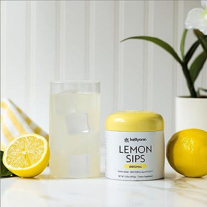 Dr. Kellyann Lemon Sips - Diet Citrus Drink Mix - Rehydrate, Detox, Revitalize - Sugar Free Dr. KellyannBuy Supplements Australia