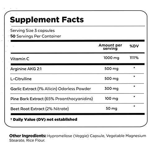 Type Zero Nitric Oxide 6X Booster, 150 Veggie Capsules - Natural Supplement - Beetroot Type ZeroBuy Supplements Australia