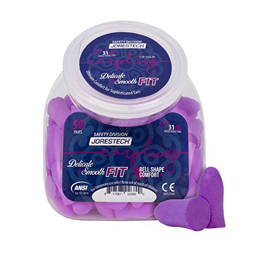 JORESTECH Safety Earplugs Purple Ultra Soft Foam Small/Slim SNR 35 dB Comfortable JORESTECHBuy Supplements Australia