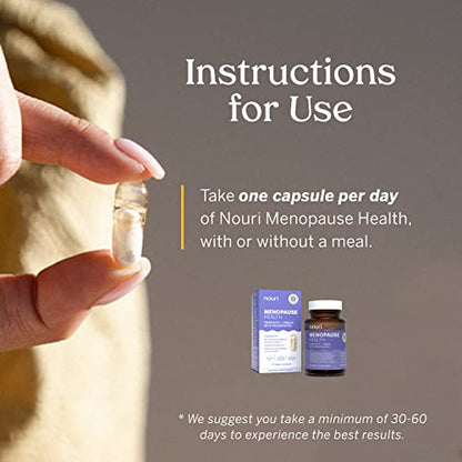 Nouri Menopause Health Probiotic, Menopause Relief for Women - Resveratrol Capsules NouriBuy Supplements Australia