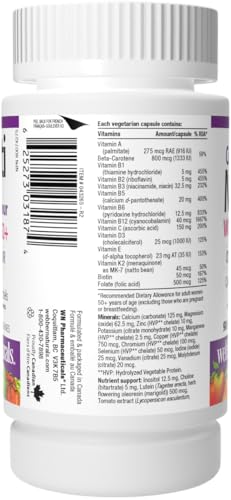 Webber Naturals Women's 50+ Most Complete Multi, 90 Vegetarian Capsules Webber NaturalsBuy Supplements Australia
