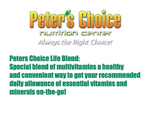 Peter's Choice Life Blend, 16oz, Multivitamin & Mineral Powder, Unsweetened, 32 Servings per Container. Made in The USA Peter's ChoiceBuy Supplements Australia