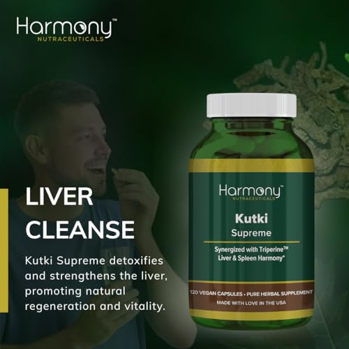 Kutki Supreme - Harmony Nutraceuticals Ayurvedic Medicine for Healthy Skin, Immune and Respiratory Systems - 120 Vegan Organic Capsules Harmony NutraceuticalsBuy Supplements Australia
