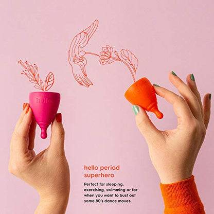The Hello Cup Extra Small Menstrual Cup, BPA Free, Reusable, Hypoallergenic, Recyclable THE HELLO CUPBuy Supplements Australia