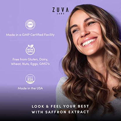 Saffron Supplements - 100% Pure Saffron Extract Mood Enhancer for Women and Men ZuvaLabsBuy Supplements Australia